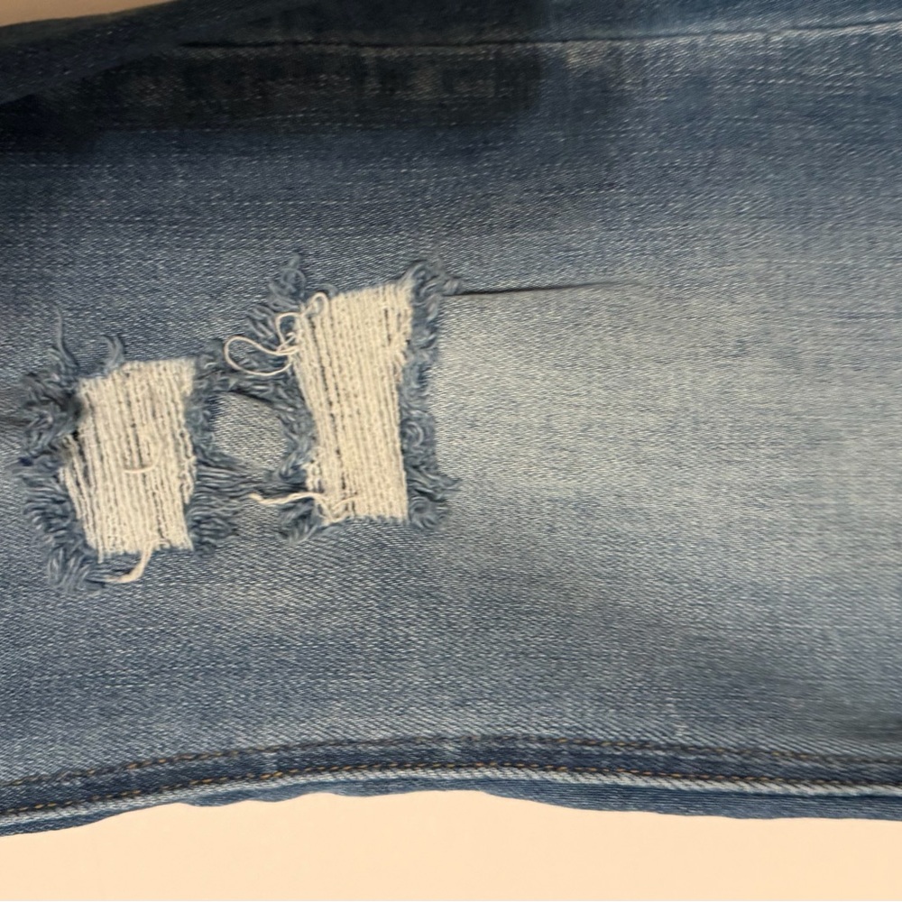 KanCan Blue Distressed Flare Jeans - Picture 7 of 9